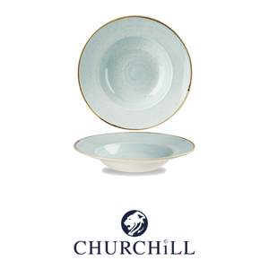 Bol à pâtes Churchill Duck Egg Blue Plate Stonecast Speckled Sdesvwbl 28 cm, fournitures de restauration, vaisselle de table, vente en gros - Product Image 4