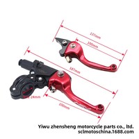 Pièces de personnalisation pour moto, leviers de frein et d'embrayage pliables de deuxième génération ASV F3, style court, résistants aux chutes, guidons