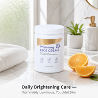 Crema Facial Nocturna Blanqueadora con Ácido Kójico y Vitamina C para Mujeres con Piel Normal - Humectante Nutritivo