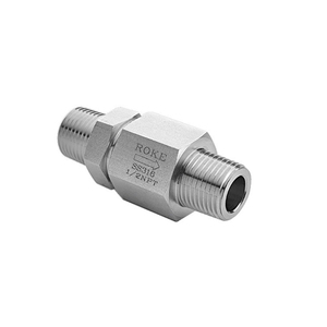 <span class=keywords><strong>1</strong></span>/<span class=keywords><strong>2</strong></span> "NPT nam ren thép không gỉ kiểm tra Van hướng dẫn sử dụng không trở lại nước dầu khí 6000psi thủy lực điện chung bóng - Product Image 3