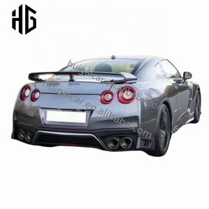 Conjunto de Parachoques Delantero y Trasero de Plástico PP R35 para Nissan <span class=keywords><strong>GTR</strong></span>, Mejora para Carrocería de Automóvil, Alerón de Fibra de Carbono - Product Image 5