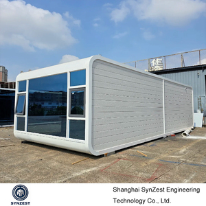Casa Móvil Ecológica Moderna Tipo Cápsula Espacial, Prefabricada, Modular, Portátil, en Ruedas, con <span class=keywords><strong>Muebles</strong></span> Completos - Product Image 3