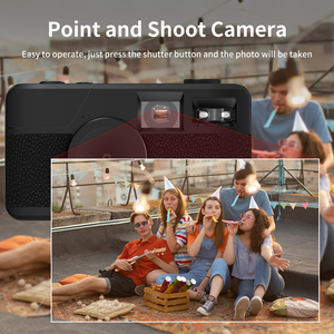 Appareil photo numérique compact rétro 8MP CMOS sans écran avec 8 modes de filtre, support flash LED, filtres personnalisables, Type-C - Product Image 3