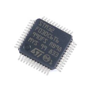 64 broches, circuit intégré STM32F030C6T6, microcontrôleur 32 bits 256 Ko 2,5 V / 3,3 V, original STM32 - Product Image 1