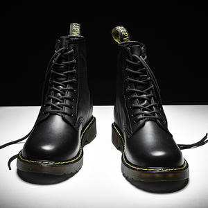 Stile britannico moda <span class=keywords><strong>uomo</strong></span> pelle cerniera resistente all'usura scarpe da moto stivale <span class=keywords><strong>uomo</strong></span> <span class=keywords><strong>stivaletti</strong></span> stivali invernali stivali - Product Image 1