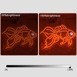 Enseigne néon <span class=keywords><strong>Poisson</strong></span> <span class=keywords><strong>Rouge</strong></span> pour Décoration Murale, Enseigne Lumineuse Néon <span class=keywords><strong>Poisson</strong></span>, Lumière Néon Océan, Enseigne Néon LED, Enseigne Lumineuse USB pour Chambre - Product Image 3