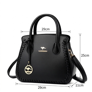 Nouveau Design <span class=keywords><strong>Sac</strong></span> Bandoulière Simple et Tendance de Luxe <span class=keywords><strong>Marque</strong></span> en Vogue <span class=keywords><strong>Sac</strong></span> <span class=keywords><strong>à</strong></span> <span class=keywords><strong>Main</strong></span> Professionnel et Polyvalent pour Femmes - Product Image 2