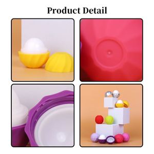 OEM Odm Product Honey Natural Long Lasting Moisturizing Round Lip Balm Ball Organic Plumping Hydrating Sphere Lip Balm - Product Image 2