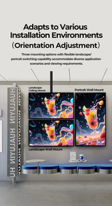 จอแสดงผลโฆษณาแบบติดผนังบางเฉียบขนาด 32–98 นิ้ว พร้อมระบบป้องกันแสงสะท้อน สำหรับร้านค้าปลีก ธนาคาร อาคารสำนักงาน - Product Image 3