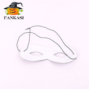 Black Half <b>Face</b> Eye Mask For Halloween Costume Zorro <b>Cloth</b> Mask Adult Children - Product Image 4