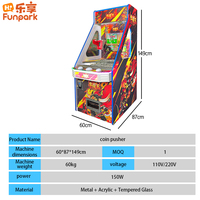 Machine à poussoir de pièces Qianzhijin Bull King, machine de jeu à médailles commerciale pour centre commercial et zone de divertissement pour enfants