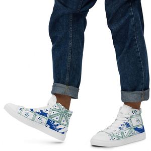 รองเท้าผ้าใบผู้ชาย Ade Aquaria แบบหุ้มข้อสูง ดีไซน์ทันสมัย พร้อมหัวรองเท้าหนังเทียม ซับในระบายอากาศ คอรองเท้าบุนุ่ม พื้นรองเท้าด้านในนุ่มสบาย - Product Image 3