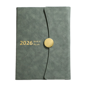 Agenda Diaria 2026 en Español e Inglés, <span class=keywords><strong>365</strong></span> Días, Personalizable, Agenda Corporativa, Planificador, Cuaderno, Juego de Regalo con Cubierta de Cuero PU Creativa - Product Image 6