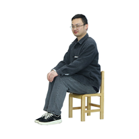 Ensemble de chaises pour enfants d'âge préscolaire, mobilier de garderie, chaise en bois