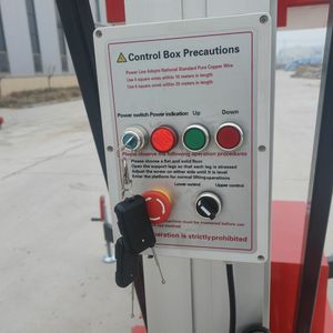 एल्यूमीनियम मिश्र धातु हवाई कार्य विद्युत-छोटे मोबाइल कैंची लिफ्ट मंच उठाने मंच - Product Image 4