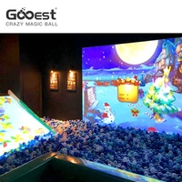 Mur interactif Smash Ball jeux de projection interactifs aire de jeux intérieure
