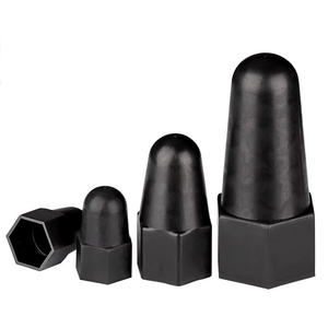 एलएसएम पी प्लास्टिक फ्लैंज मीट्रिक हेक्स नट सजावटी स्क्रू कैप के साथ सिर बोल्ट और नट्स के लिए सुरक्षात्मक कवर - Product Image 5