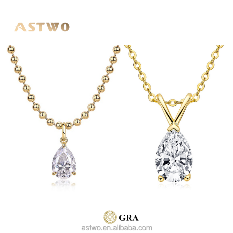 Custom 1CT Marquise Cut Pendant IGI