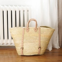 Luxuriöser Unisex Marokkanischer Korb Bohemian Wasserdichter Stroh-Rucksack mit Stickerei Neues Design Doppelt zu Öffnende Strandtasche für Alle Jahreszeiten