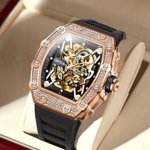 Original Onola 6829 Luxury <b>Automatic</b> Jam Tangan Pria <b>Skeleton</b> Mechanical Wristwatches - Product Image 5