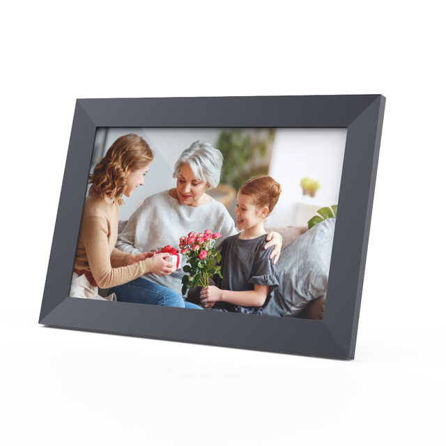 Factory Frameo 10.1 Inch Smart Digital Photo Frame WiFi APP Control 16 GB with Video Playback & Audio Supports MP3 & AVI Formats