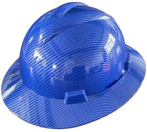 خوذة أمان صناعية من ألياف الكربون بحافة كاملة من نوع V-Gard مصنوعة من ABS وفقًا لمعايير ANSI، معتمدة CE للعمال - Product Image 4