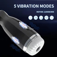 SacKnove Pulse Electric Aircraft Cup Masturbation maschine Automatische 5-Frequenz-Vibration Teleskop männlicher Mastur bator für den Menschen