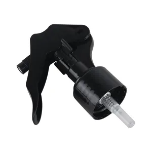 Siyah plastik mini tetikli püskürtücü 24/410 28/410 siyah mini sis püskürtücü/tetikli püskürtücü şişe