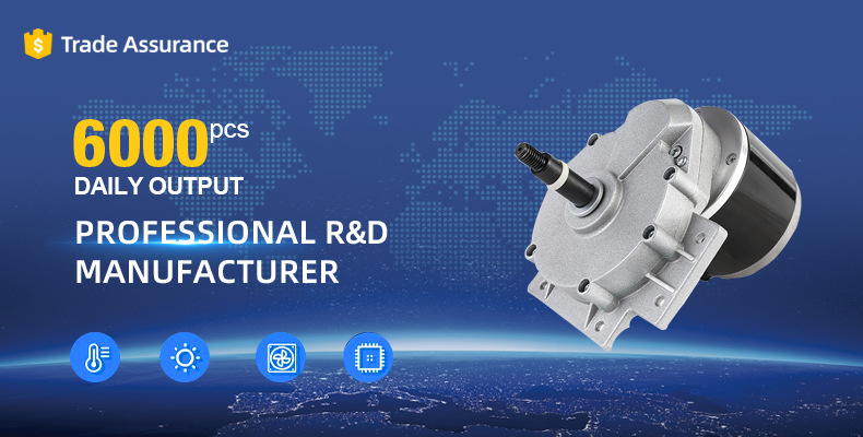 ZY1016LZ 250W 24V Brushed DC Motor - Low Noise & High Efficiency