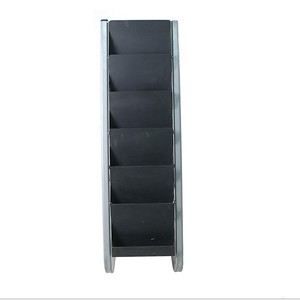 Sala de espera de acero inoxidable oro periódico información Rack - Product Image 2