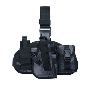 600D Nylon Camo Adjustable Leg Mount Storage Pouch Waterproof Foldable MOLLE System Outdoor Camping Hiking Field Tool Carry Slee - Product Image 1
