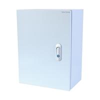 Boîtier électrique extérieur étanche IP66 en acier galvanisé, boîte de commande 100A avec serrure biométrique pour alimentation électrique