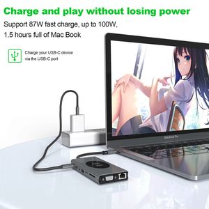 Tùy chỉnh OEM USB Loại C Docking Station HD-MI + USB3.0 + PD giao hàng điện sạc USB-C Adapter Hub - Product Image 3