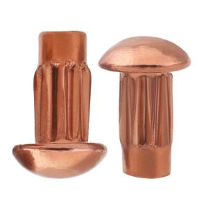 หมุดทองแดงหัวกลมพิมพ์ลายด้วยหมุดย้ำสีล้วนสำหรับเครื่องจักร GB827ป้ายชื่อ GB827 - Product Image 1