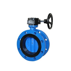 Vanne papillon en fonte ductile à commande manuelle Jfl Awwa C504 avec joint d'étanchéité Dn50, livraison gratuite, fournie par l'usine - Product Image 1