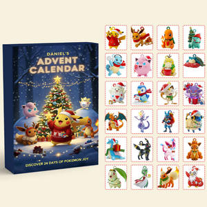 Caja Sorpresa Navideña de Pokémon, <span class=keywords><strong>Calendario</strong></span> de Monstruos de Bolsillo, Juguete de Dibujos Animados, Colgante Envasado Individualmente, Éxito de Ventas Transfronterizo - Product Image 3