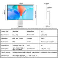 Moniteur professionnel 6K couleur de 32 pouces pour la conception graphique et la retouche photo – Fournisseur OEM