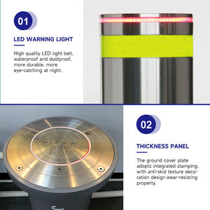 Противоугонная автомобильная система безопасности, телескопический Электрический Автоматический подъемный столбик из нержавеющей стали - Product Image 5