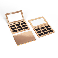 Emballage de palette cosmétique en gros Firstsail Mini emballage de palette de fard à paupières magnétique vide de logo personnalisé en PVC