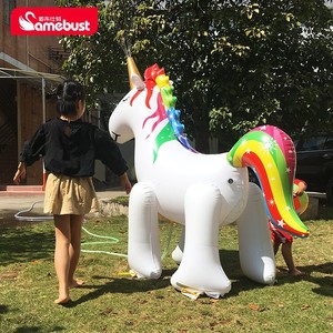 Tapis de jeu aquatique gonflable Samebust pour enfants, jouet de pulvérisation de sécurité pour jardin extérieur, en PVC - Product Image 2