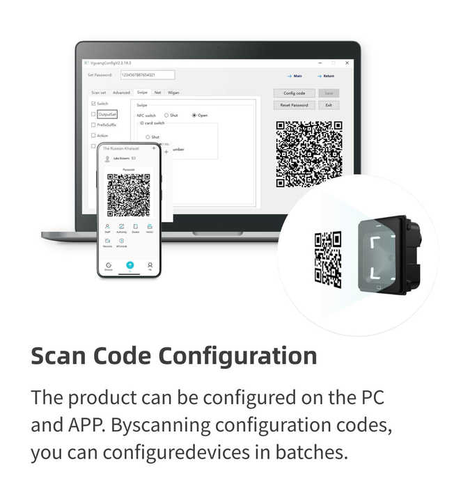 Q340 Embedded QR Code Scanner IP67 Waterproof Suitable for Outdoor Scenes Barcode Scanner Scanning Module QR Code Reader