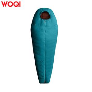 Sac de couchage mummy ultraléger WOQI PF800 avec oreiller en duvet, tissu nylon, style sac à dos, unisexe, équipement de randonnée en plein air - Product Image 4