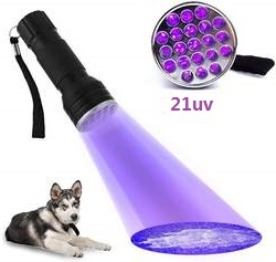 21led ánh sáng màu đen Đèn pin dính keo Torch 395nm 380nm ánh sáng màu Đen đèn <span class=keywords><strong>UV</strong></span> cực tím du lịch vi khuẩn phát hiện <span class=keywords><strong>UV</strong></span> ánh sáng - Product Image 2