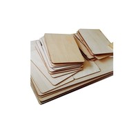 Contreplaqué de haute qualité 920*920mm 3mm 5 plis en bois de tilleul, contreplaqué de bouleau de la Baltique pour la découpe au laser, pour le bricolage