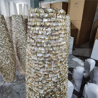 Pot Bunga Mewah Ramah Lingkungan 150cm Berlapis Epoksi dengan Lampu LED, Cangkang Keras untuk Dekorasi Pernikahan, Taman, dan Rumah (Grosir)