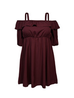 Robe décontractée d'été 2026 pour femme, grande taille, manches à volants, taille naturelle, coupe ample, unie, en tissu peigné respirant, longueur genou, tendance