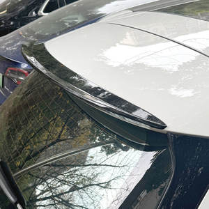 Alerón Trasero para Mercedes-Benz Clase GLA, Negro Brillante, Blanco, Fibra de Carbono, ABS, Instalación con Cinta 3M - Product Image 2