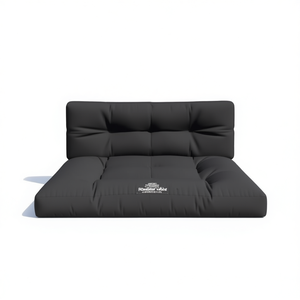 Cojines para Paletas de Tela Negra para Exteriores, 100% Poliéster, Acolchados Grandes y Cómodos para Uso en Todas las Estaciones - Product Image 1