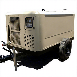 เครื่องอัดอากาศแบบสกรูโรตารี่เคลื่อนที่สำหรับขายส่ง 400 450 600 CFM เครื่องอัดอากาศดีเซล ผู้ผลิต OEM - Product Image 1