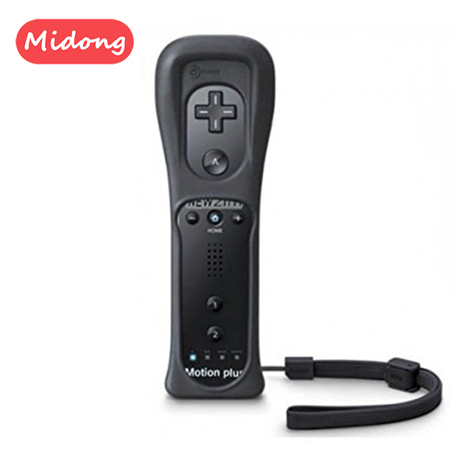 2 in 1 Built-in Motion Plus Wireless for Remote Controller for Wii-Multi-color